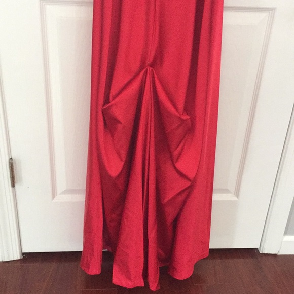 Mori Lee gorgeous red gown. Worn once! - Picture 6 of 8
